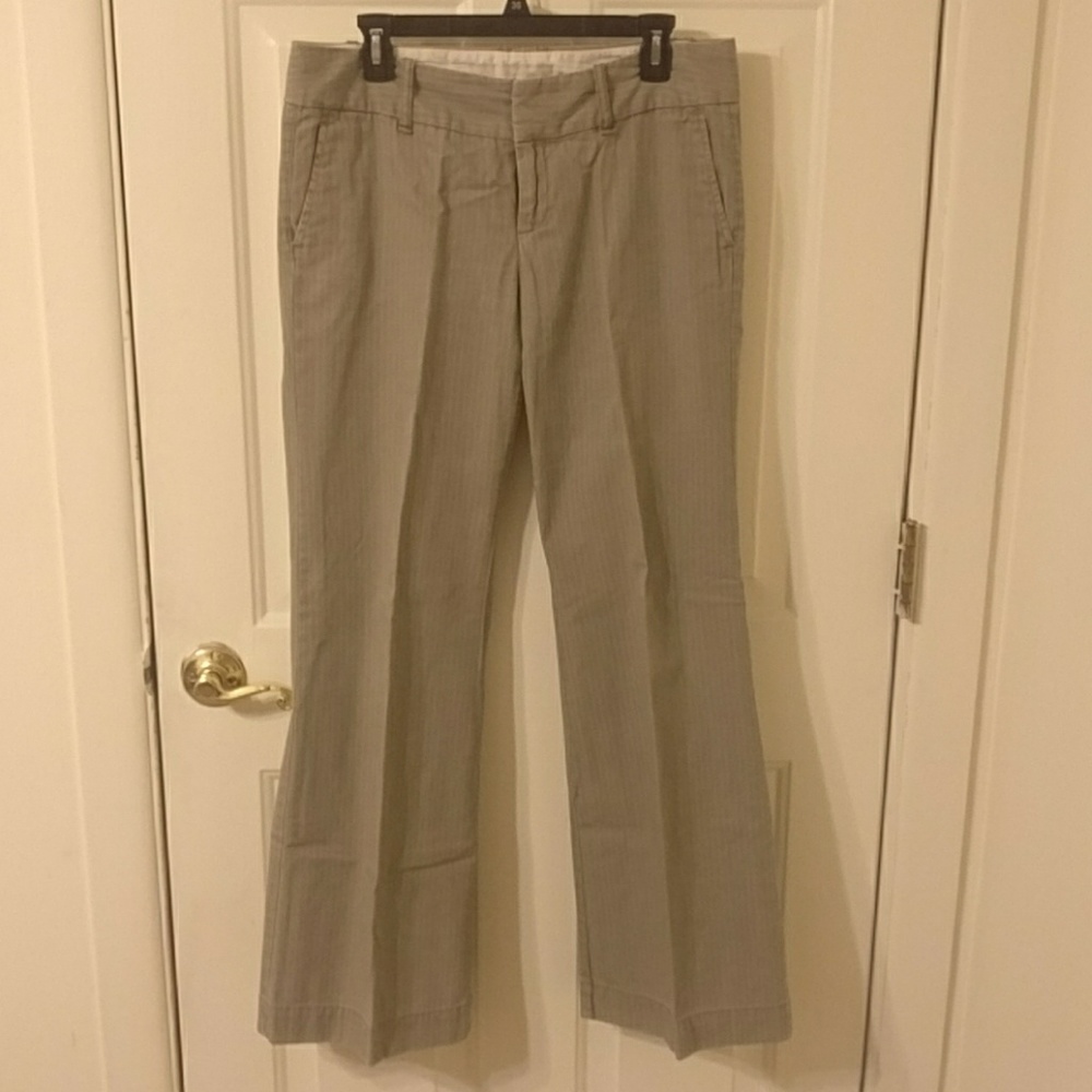 Pinstripe slacks
